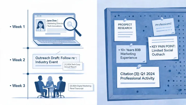 Company research editorial illustration