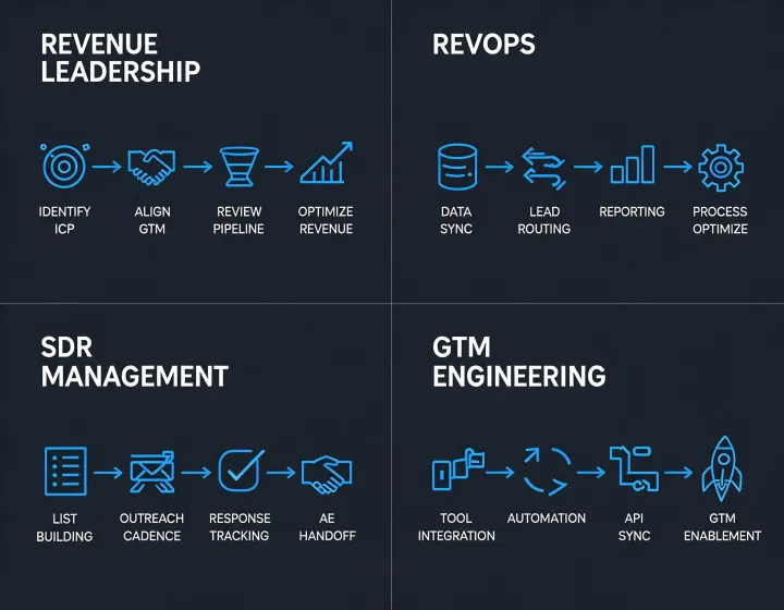 Four company research workflows