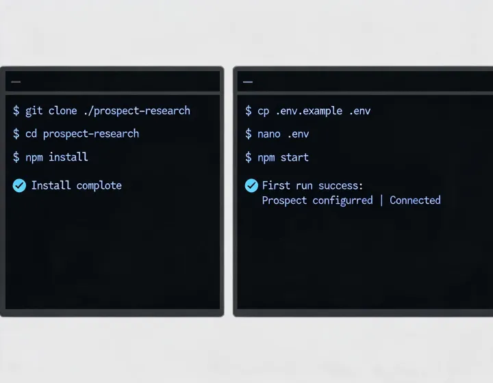 Agent installation workflow